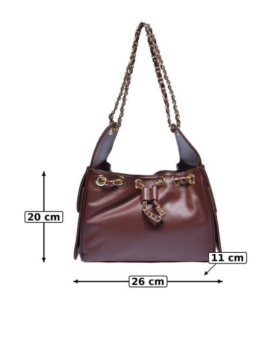 Anna Luchini Granate Bolso de cuero - Image 5