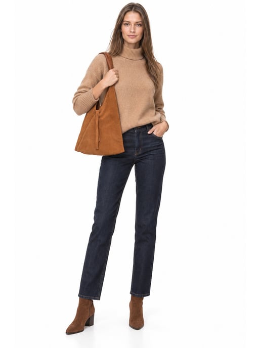 Anna Luchini Brown Bolso de cuero - Image 6