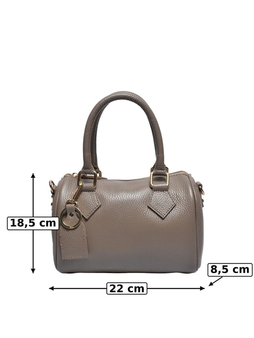 Luisa Vannini Beige Bolso de cuero - Image 5