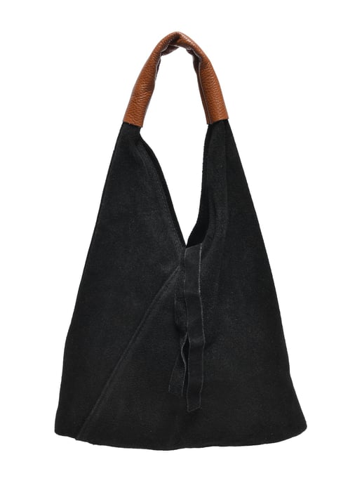 Anna Luchini Negro Bolso de cuero - Image 1