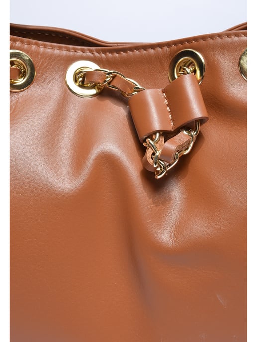Anna Luchini Brown Bolso de cuero - Image 3