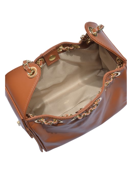 Anna Luchini Brown Bolso de cuero - Image 4