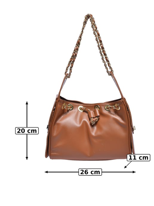 Anna Luchini Brown Bolso de cuero - Image 5
