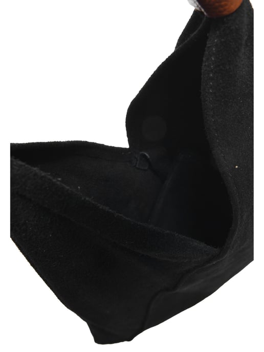 Anna Luchini Negro Bolso de cuero - Image 4