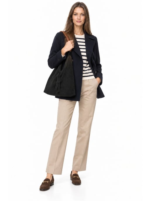 Anna Luchini Negro Bolso de cuero - Image 6