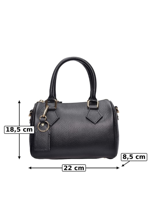 Luisa Vannini Negro Bolso de cuero - Image 6