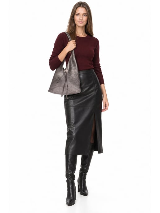 Anna Luchini Bronce Bolso de cuero - Image 6