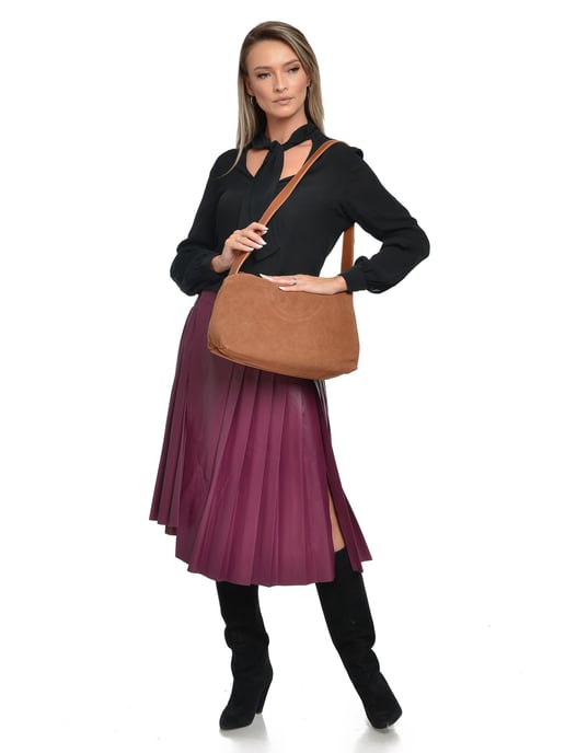 Anna Luchini Brown Bolso de cuero - Image 5