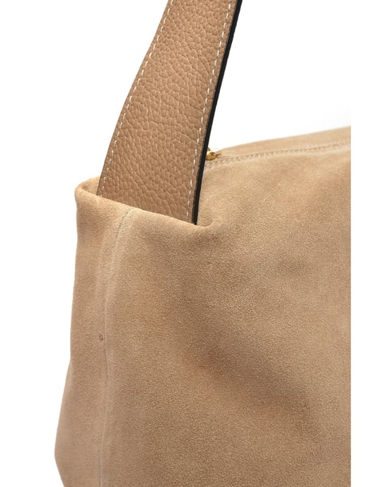 Anna Luchini Beige Bolso de cuero - Image 3