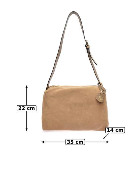 Anna Luchini Beige Bolso de cuero - Image 6