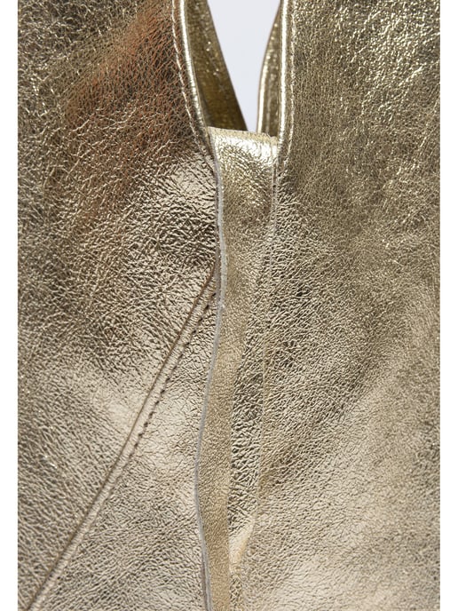 Anna Luchini Oro Bolso de cuero - Image 3
