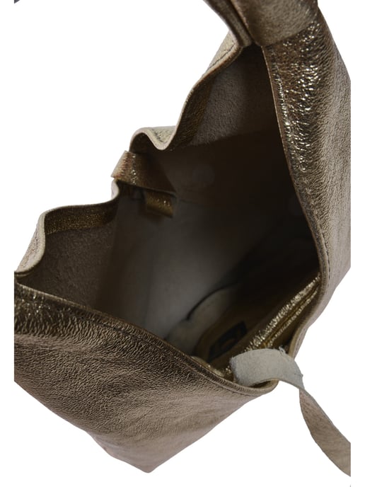 Anna Luchini Oro Bolso de cuero - Image 4