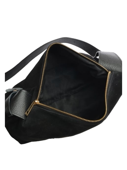 Anna Luchini Negro Bolso de cuero - Image 4
