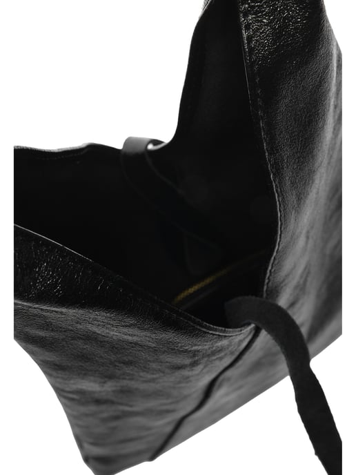 Anna Luchini Negro Bolso de cuero - Image 4