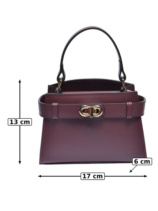 Anna Luchini Vino Bolso de cuero - Image 5