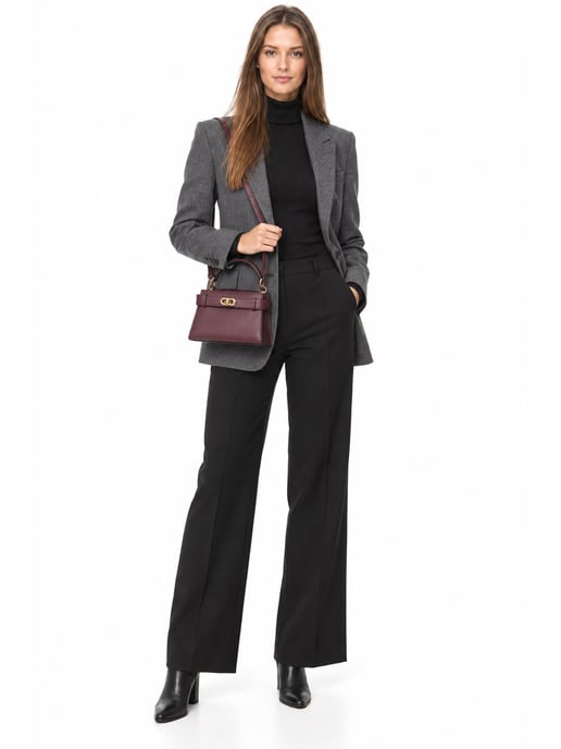 Anna Luchini Vino Bolso de cuero - Image 6