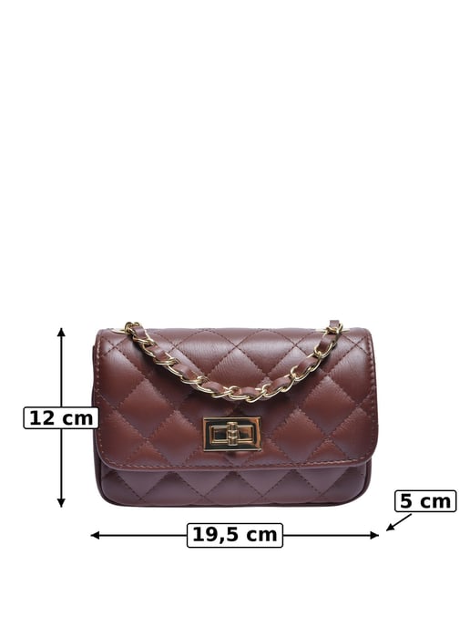 Luisa Vannini Granate Bolso de cuero - Image 5