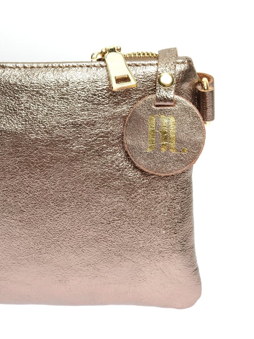 Anna Luchini Bronce Bolso de cuero - Image 3