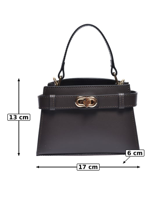 Anna Luchini Granate Bolso de cuero - Image 5