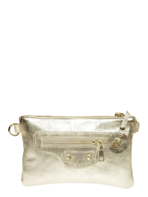 Anna Luchini Oro Bolso de cuero - Image 1
