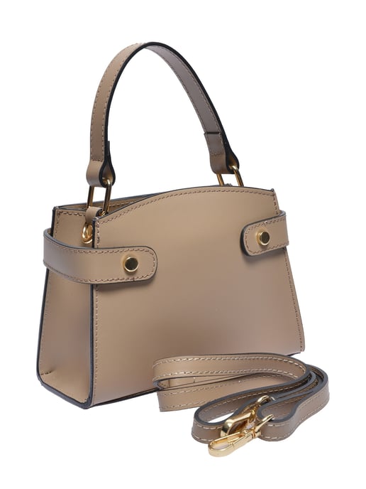 Anna Luchini Beige Bolso de cuero - Image 2