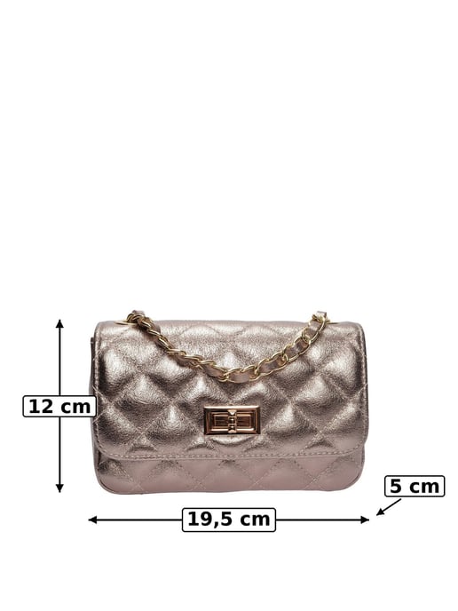 Luisa Vannini Bronce Bolso de cuero - Image 6