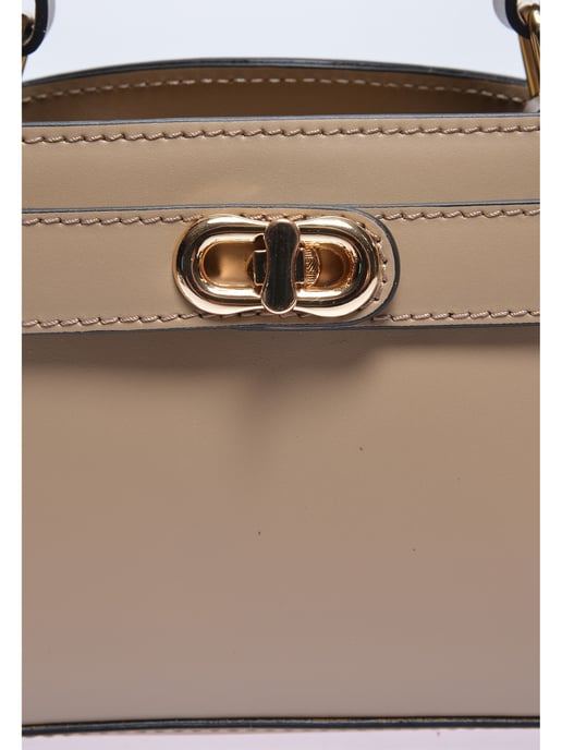 Anna Luchini Beige Bolso de cuero - Image 3