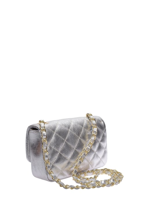 Luisa Vannini Plata Bolso de cuero - Image 2
