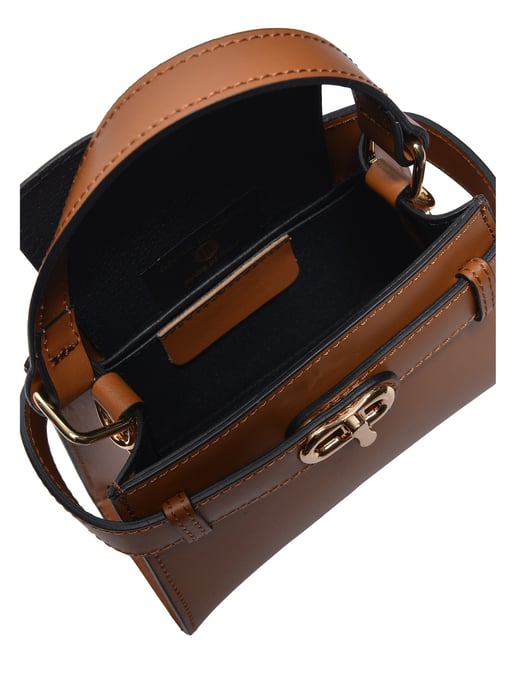 Anna Luchini Brown Bolso de cuero - Image 4
