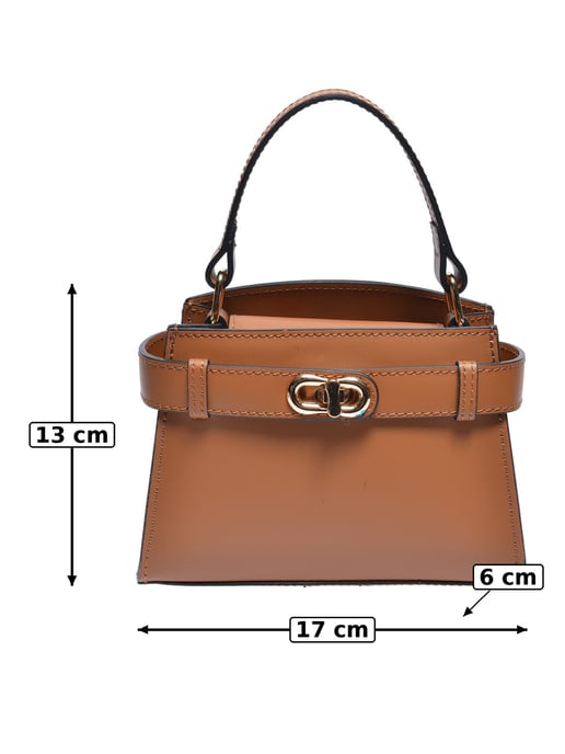 Anna Luchini Brown Bolso de cuero - Image 5