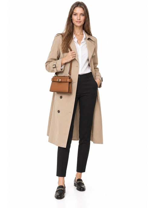 Anna Luchini Brown Bolso de cuero - Image 6