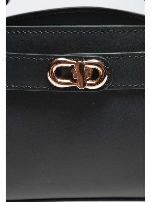 Anna Luchini Negro Bolso de cuero - Image 3