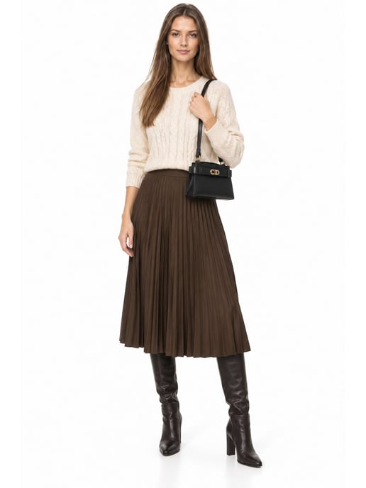 Anna Luchini Negro Bolso de cuero - Image 6
