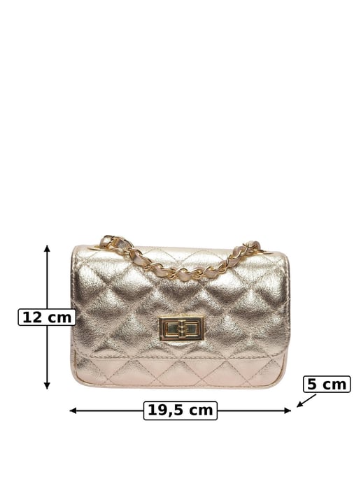 Luisa Vannini Oro Bolso de cuero - Image 6