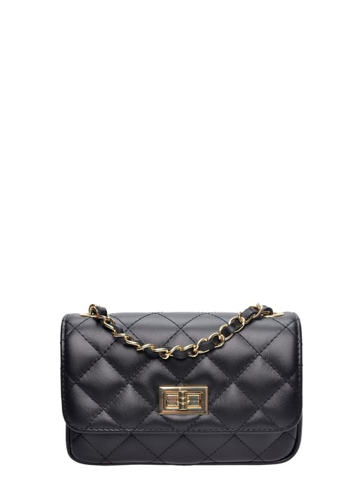 Luisa Vannini Negro Bolso de cuero - Image 1