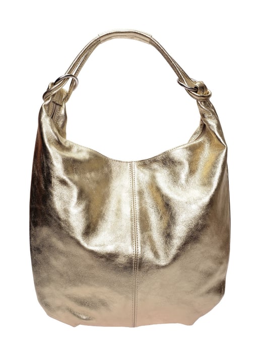 Anna Luchini Oro Bolso de cuero - Image 1