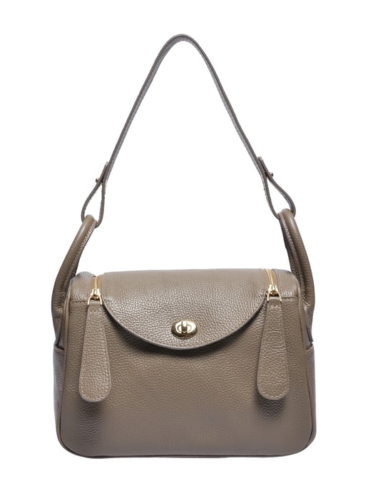 Luisa Vannini Beige Bolso de cuero - Image 1
