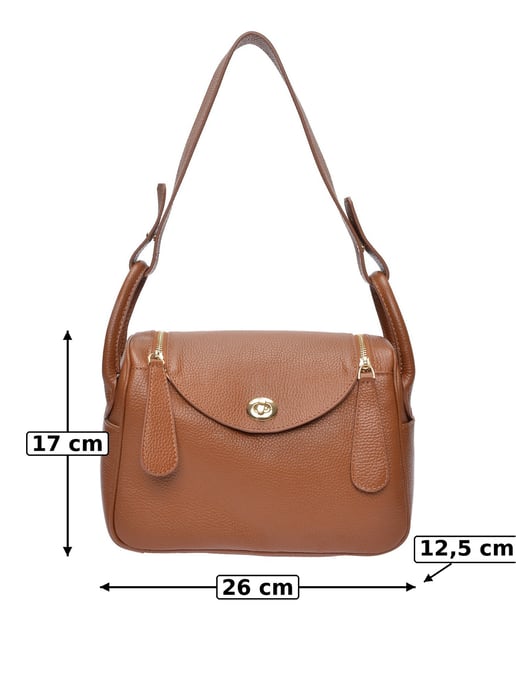 Luisa Vannini Brown Bolso de cuero - Image 6