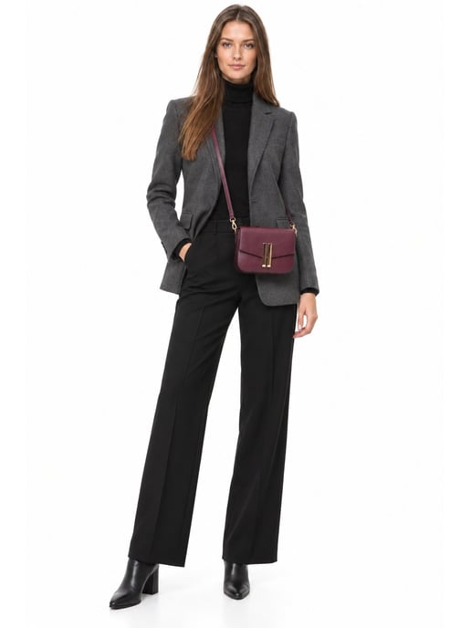 Anna Luchini Vino Bolso de cuero - Image 6