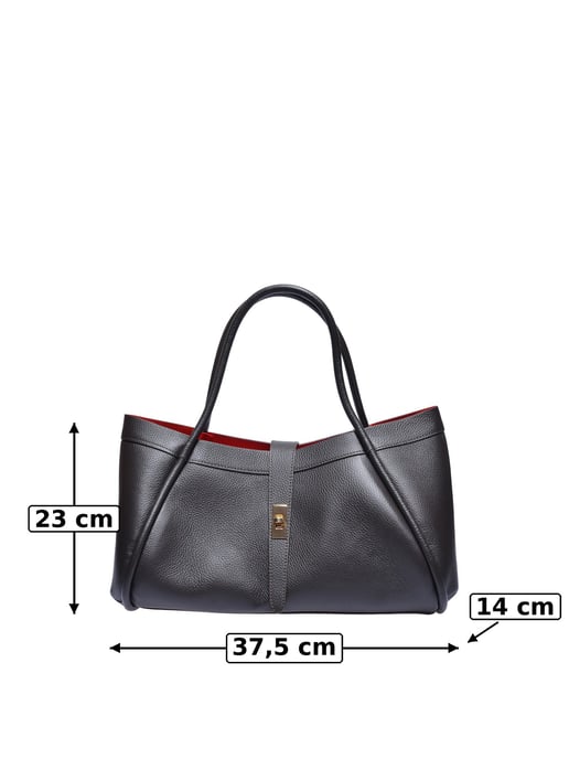 Luisa Vannini Granate Bolso de cuero - Image 5