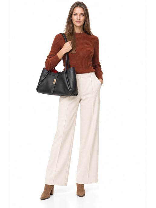 Luisa Vannini Granate Bolso de cuero - Image 6