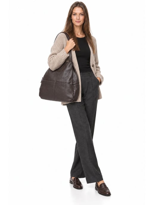 Anna Luchini Granate Bolso de cuero - Image 6