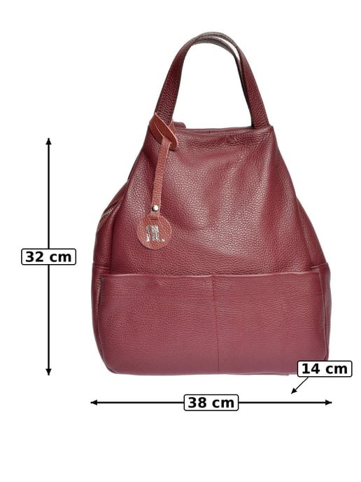 Anna Luchini Vino Bolso de cuero - Image 6