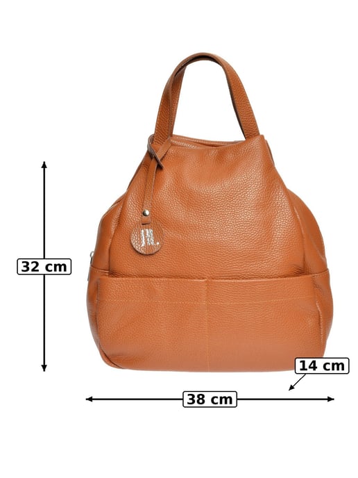 Anna Luchini Brown Bolso de cuero - Image 6