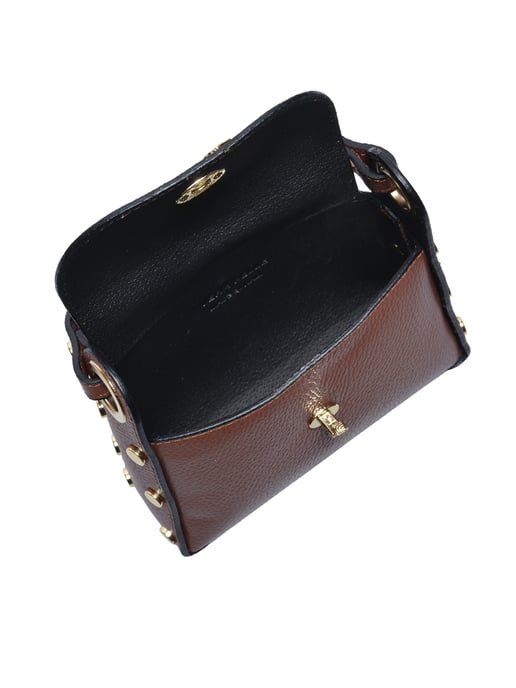 Anna Luchini Granate Bolso de cuero - Image 4
