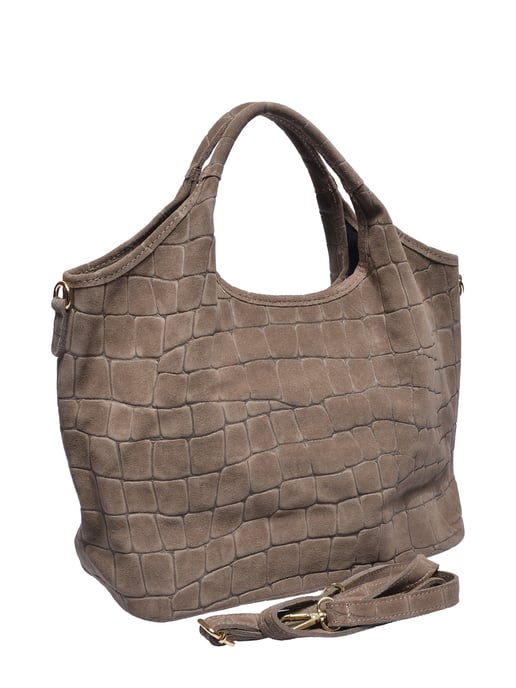 Anna Luchini Beige Bolso de cuero - Image 2