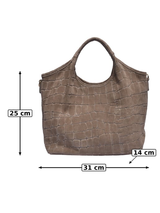Anna Luchini Beige Bolso de cuero - Image 5