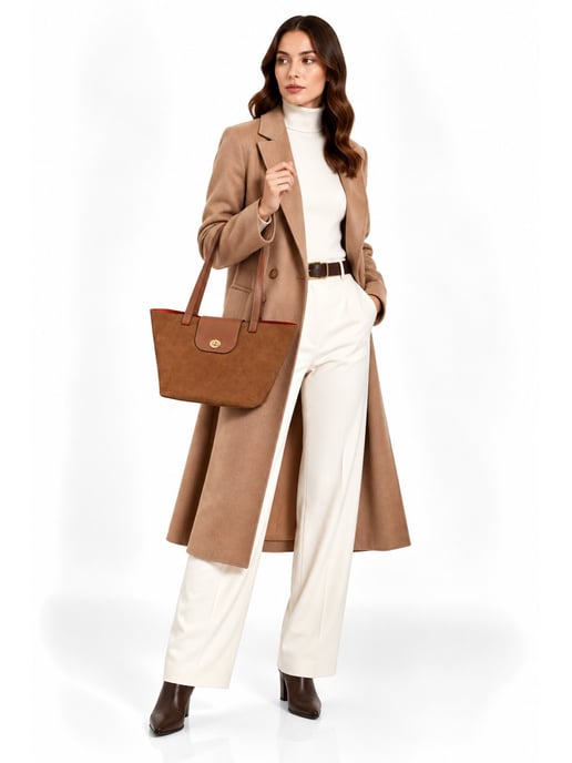 Roberta M COGNAC Bolso de cuero - Image 6