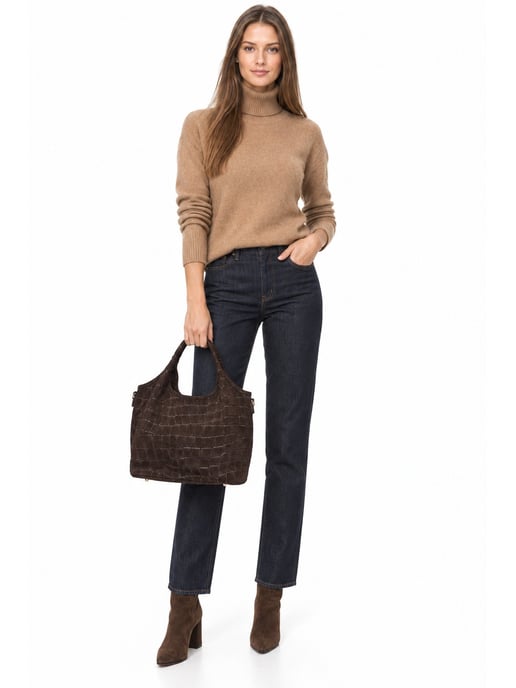 Anna Luchini Granate Bolso de cuero - Image 6