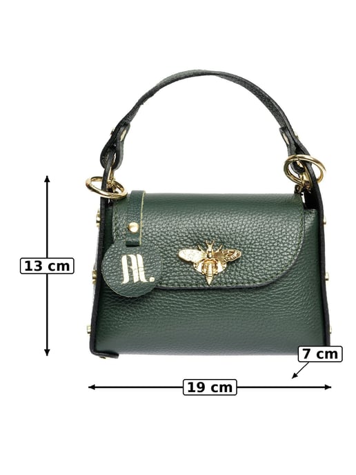 Anna Luchini Verde Bolso de cuero - Image 6